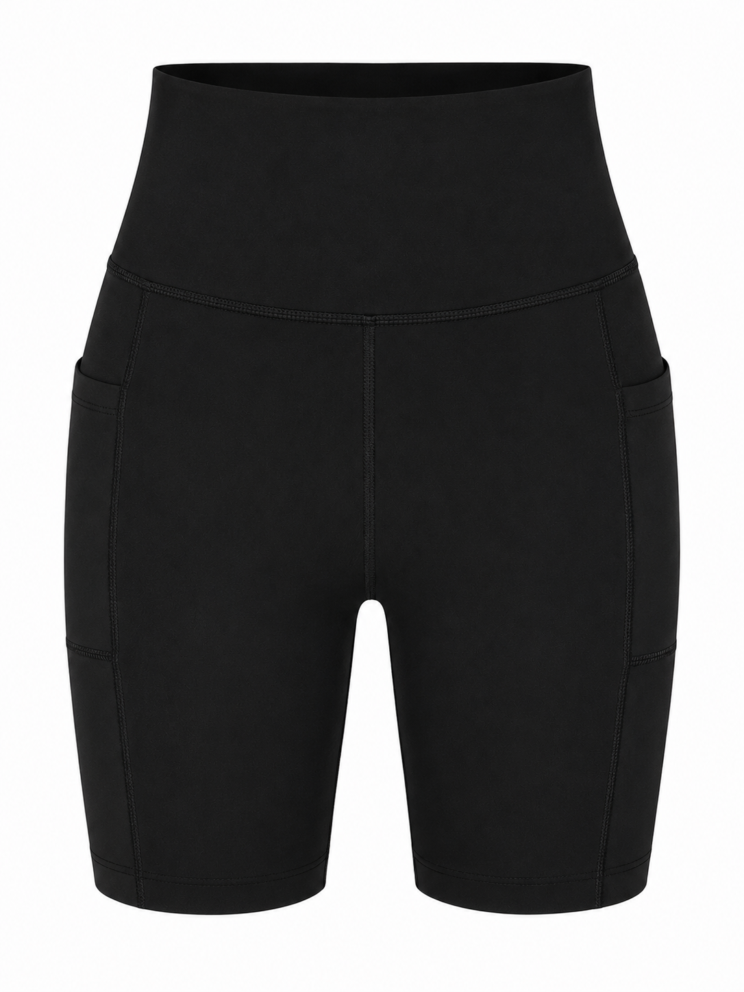 Women's High Waisted Pocket Biker Shorts