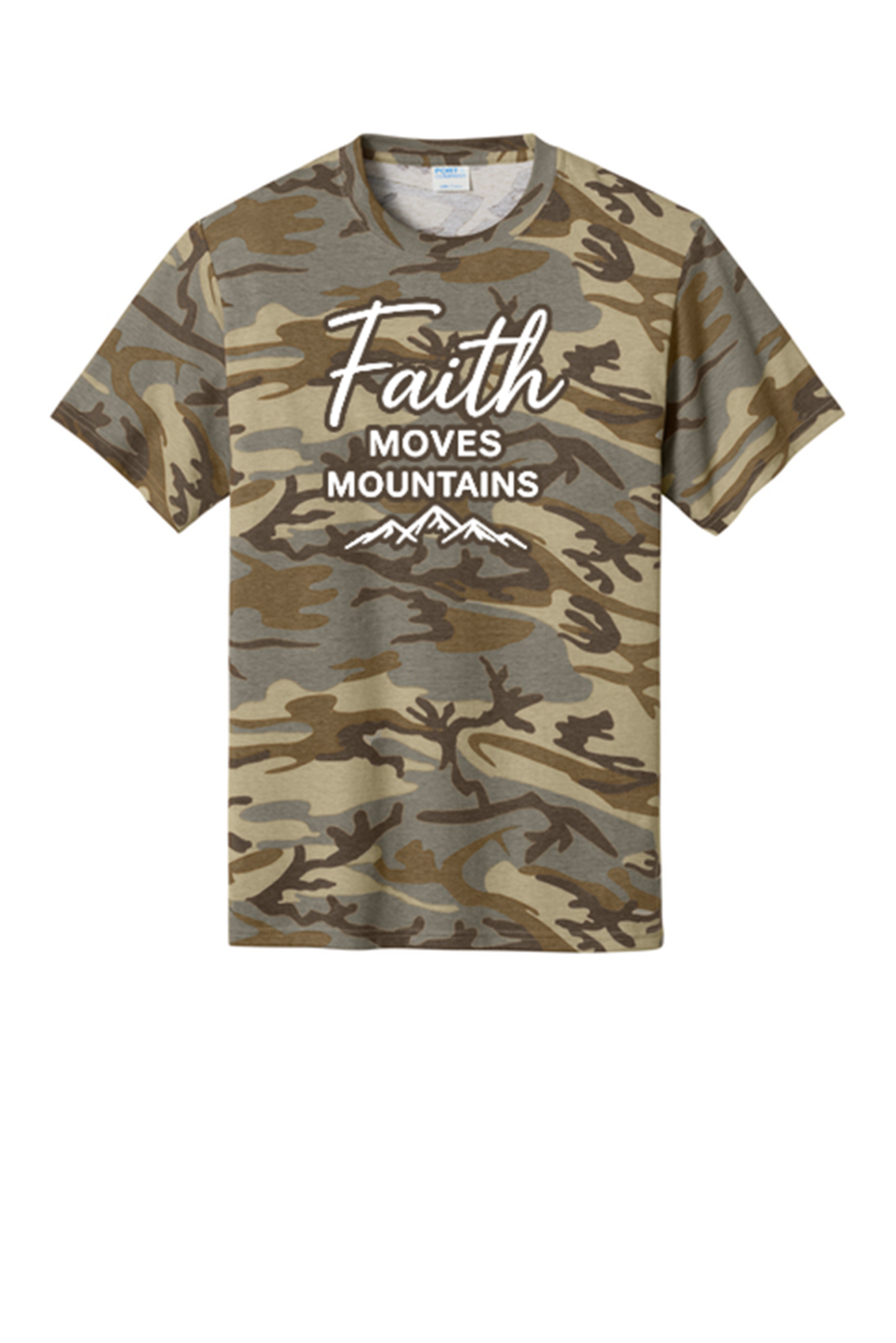 Faith Moves Mountains Premium Graphic T Shirt