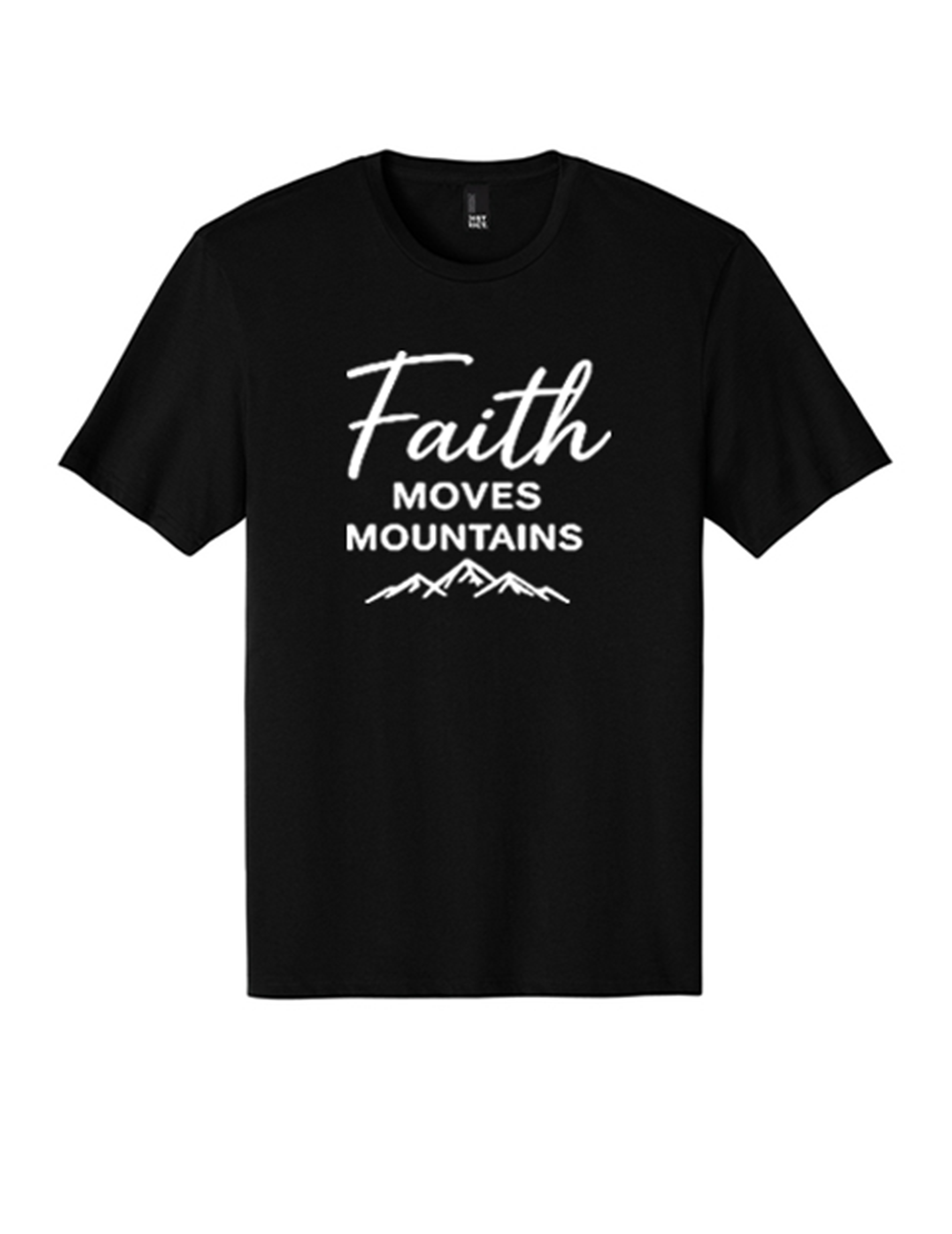 Faith Moves Mountains Premium Graphic T Shirt