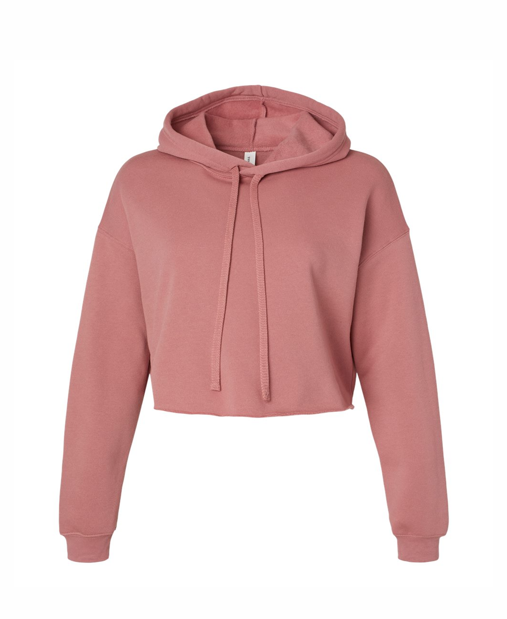 Cropped Fleece Hoodie