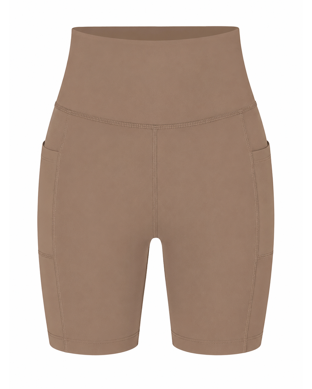 Women's High Waisted Pocket Biker Shorts