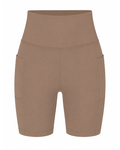 Women's High Waisted Pocket Biker Shorts