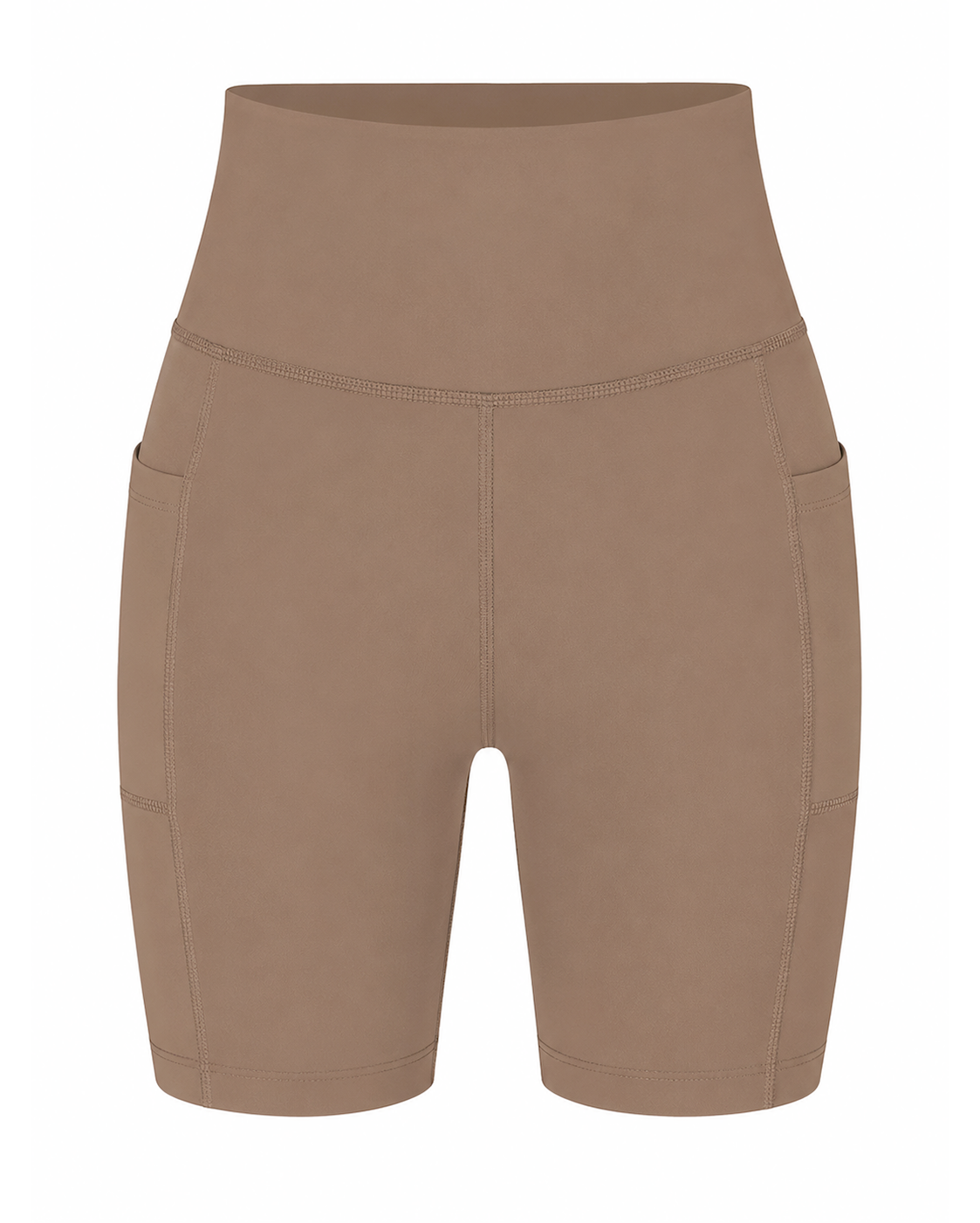 Women's High Waisted Pocket Biker Shorts