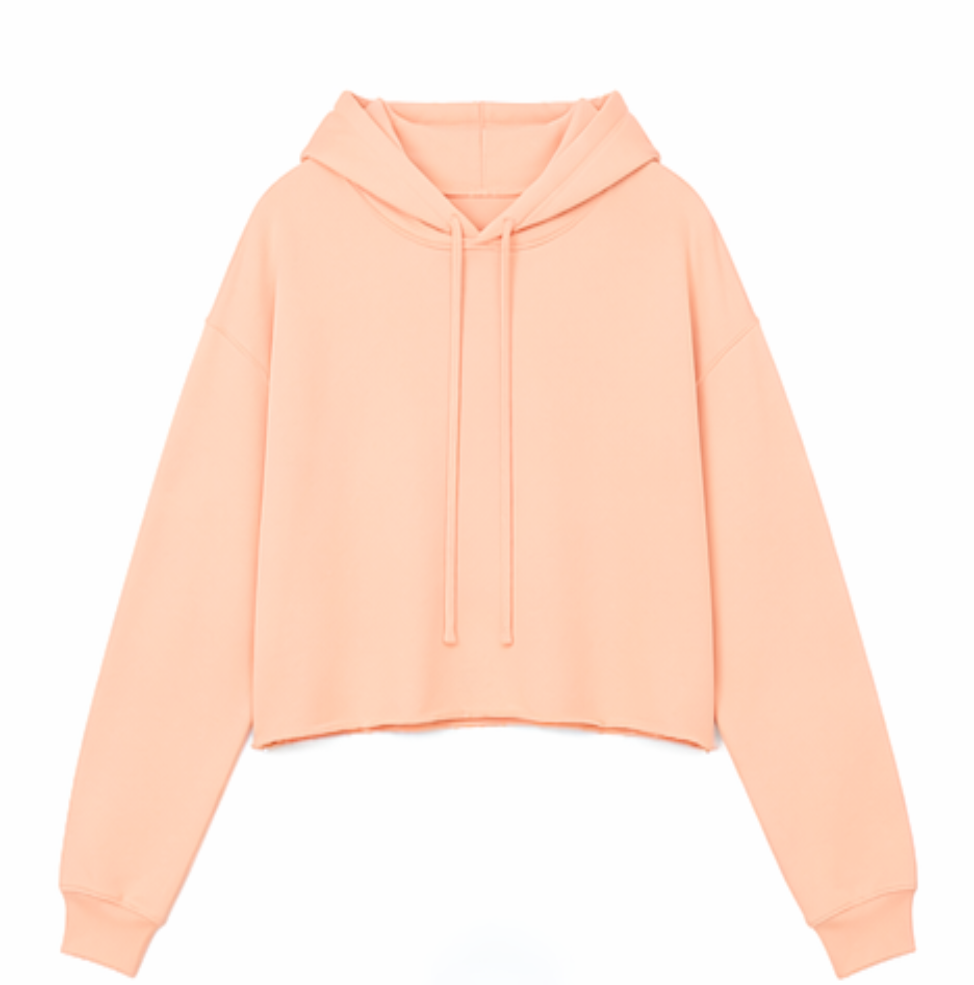Cropped Fleece Hoodie
