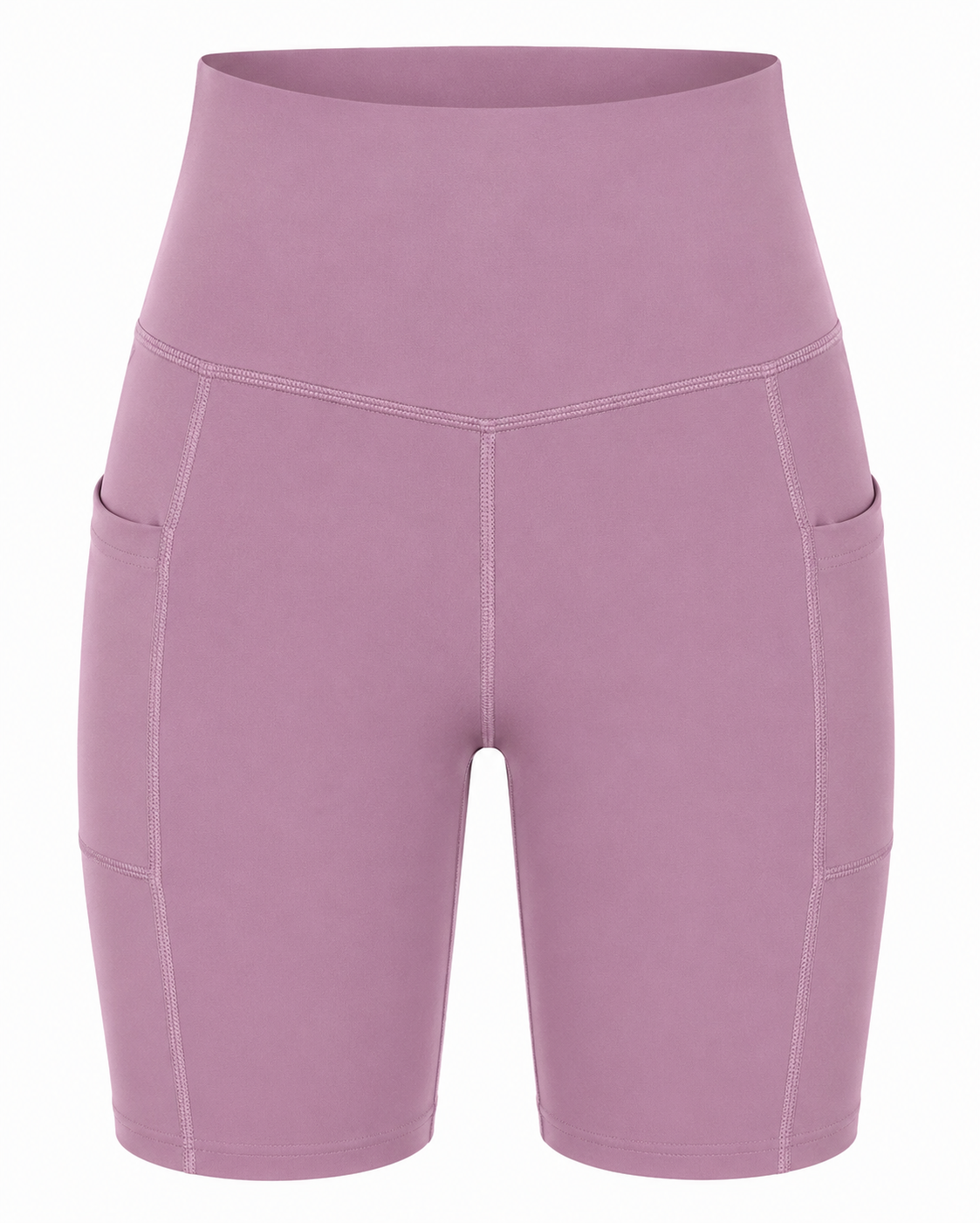 Women's High Waisted Pocket Biker Shorts